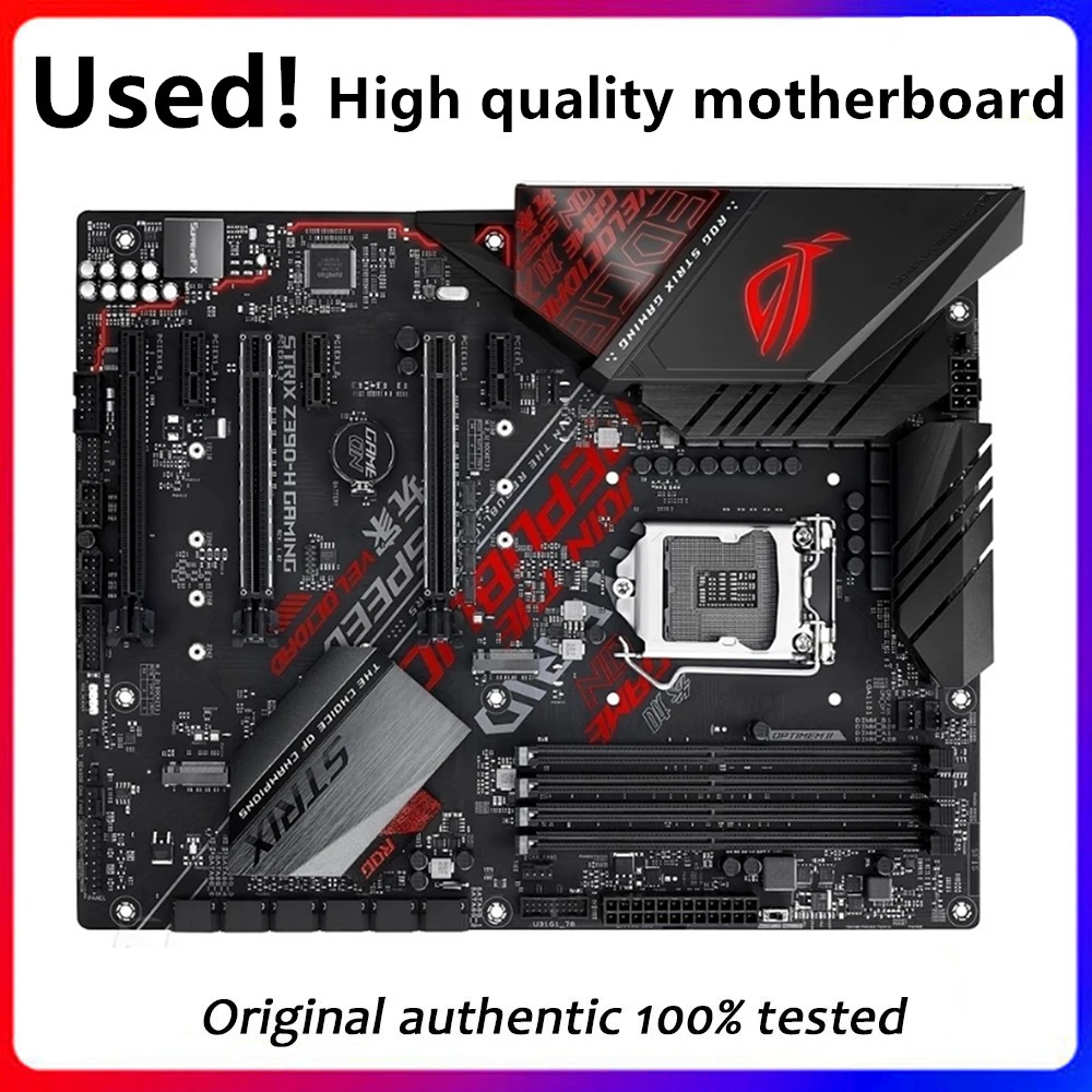 Per Strix Z390-H Gaming Originale Usato Desktop Intel Z390 64Gb Ddr4 Scheda Madre Lga 1151 I7/I5/I3 Usb3.0 Sata3