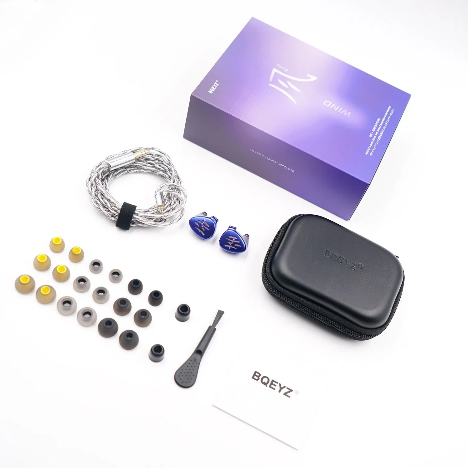 BQEYZ Weather Series WIND Coil Bone Conduction Dynamic Driver In-Ear Monitor Wired Earphone 6