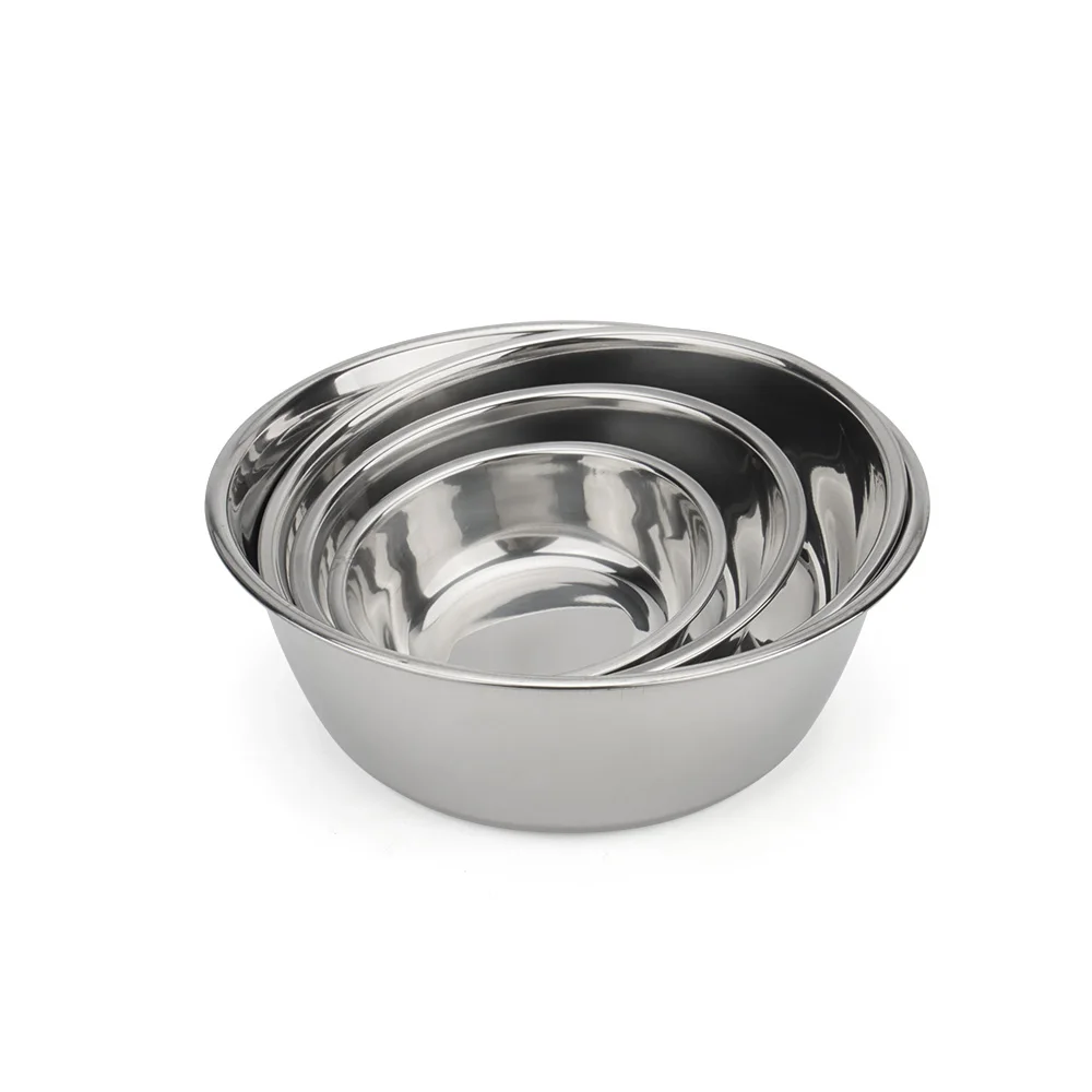 Dog Bowl Stainless Steel Pet Feeding Bowl Cat Food Drinking Feeder Bowl Durable Cheap For Small Medium Big Dogs 4