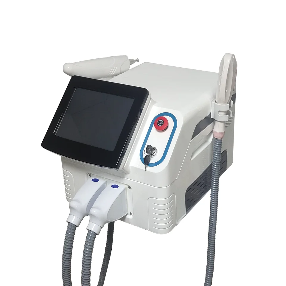 Powerful 2 In 1 OPT IPL Hair Removal Elight Skin Rejuvenation ND YAG Laser Tattoo Removal Carbon Peel Beauty Equipment Wholesale