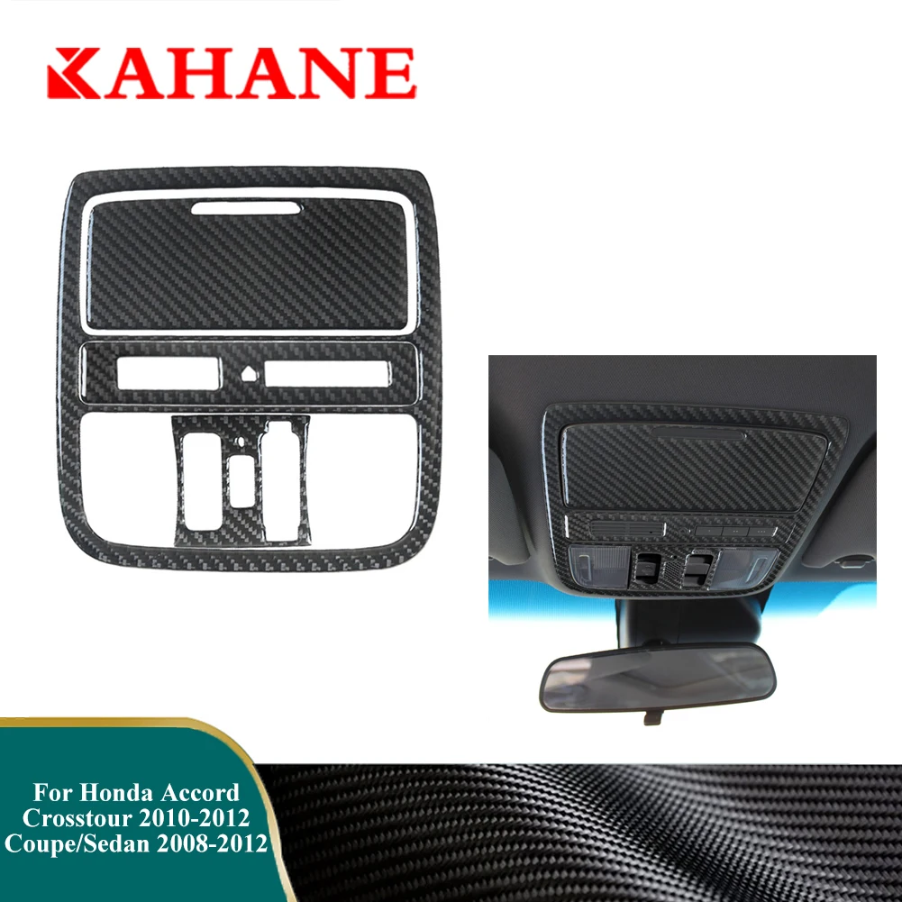 

Car Overhead Control Panel Decorative Accessory For Honda Accord Crosstour 2010-2012 Coupe/Sedan 2008-2012 Carbon Fiber Stickers