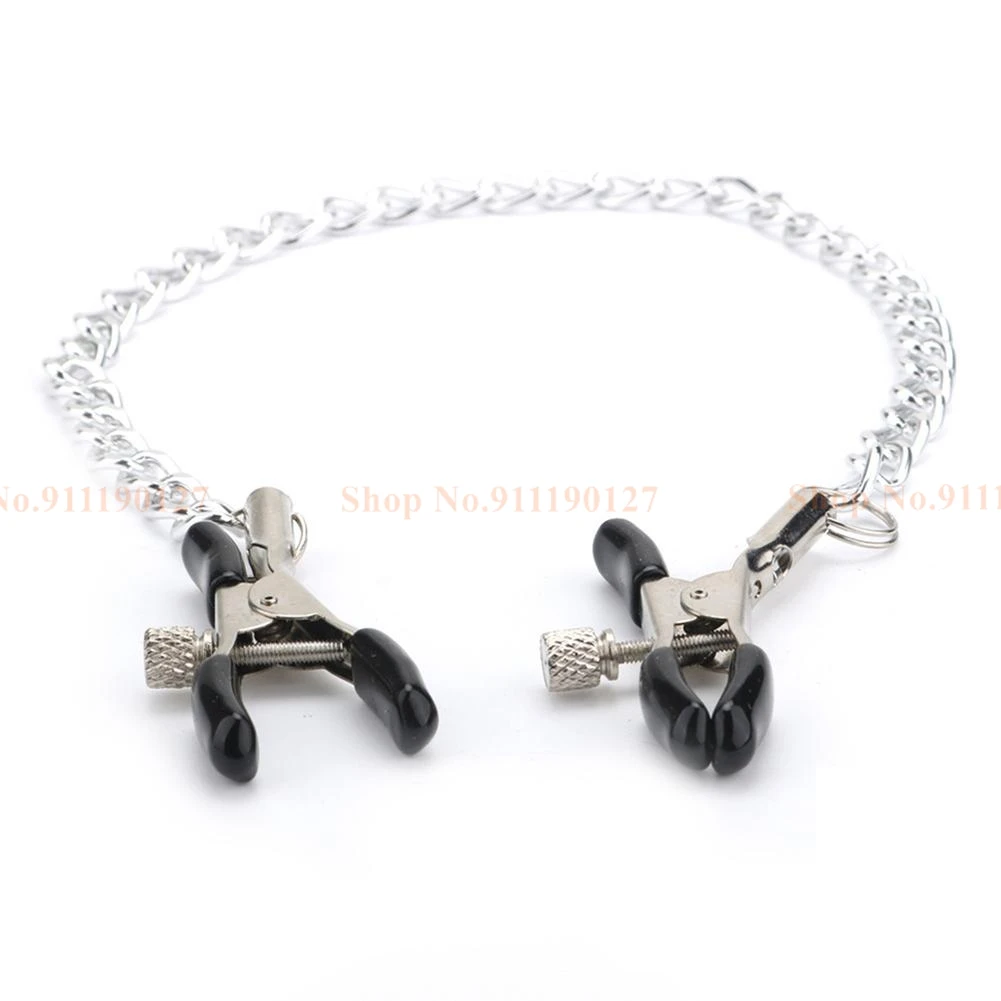 Leather Collar And Bdsm Bondage Chain For Erotic Play Adults_voghion.com
