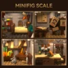 2484PCS Sword of Holy Spirit Castle Building Blocks Model Toys Sets Small Particle MOC Street View Bricks For Christmas Gifts