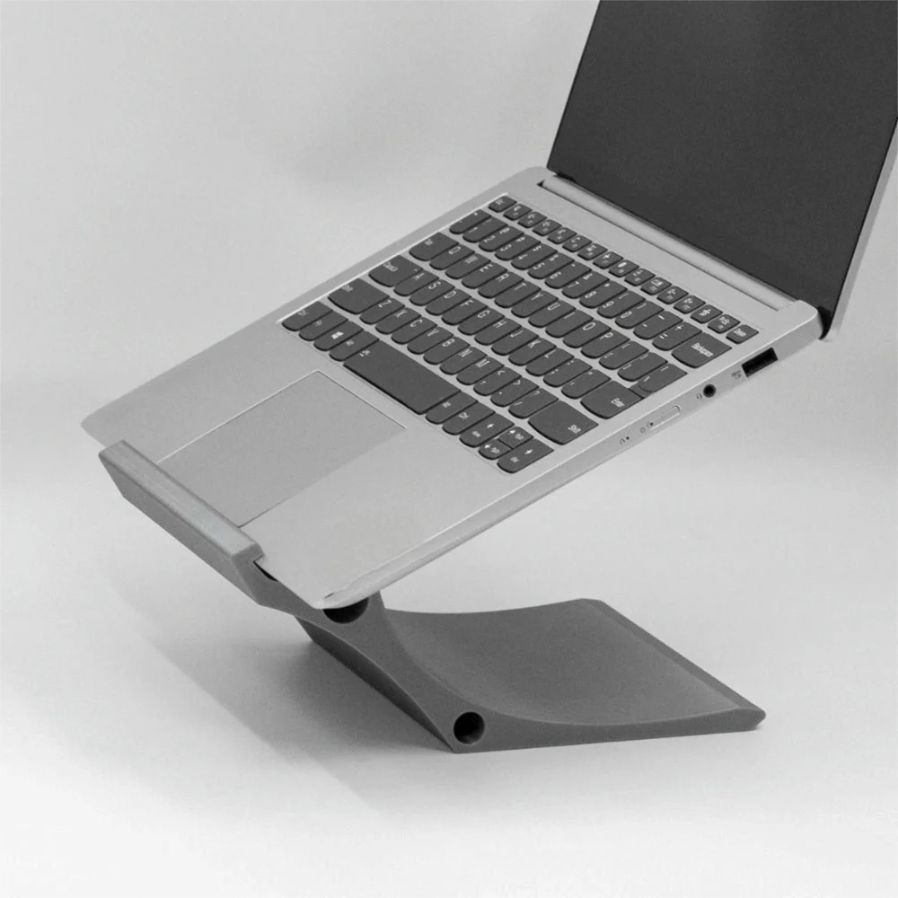 고품질 휴대용 노트북 거치대, 각도 조절 가능한 노트북 라이저, 인체공학적 3D 프린팅 태블릿 홀더 액세서리