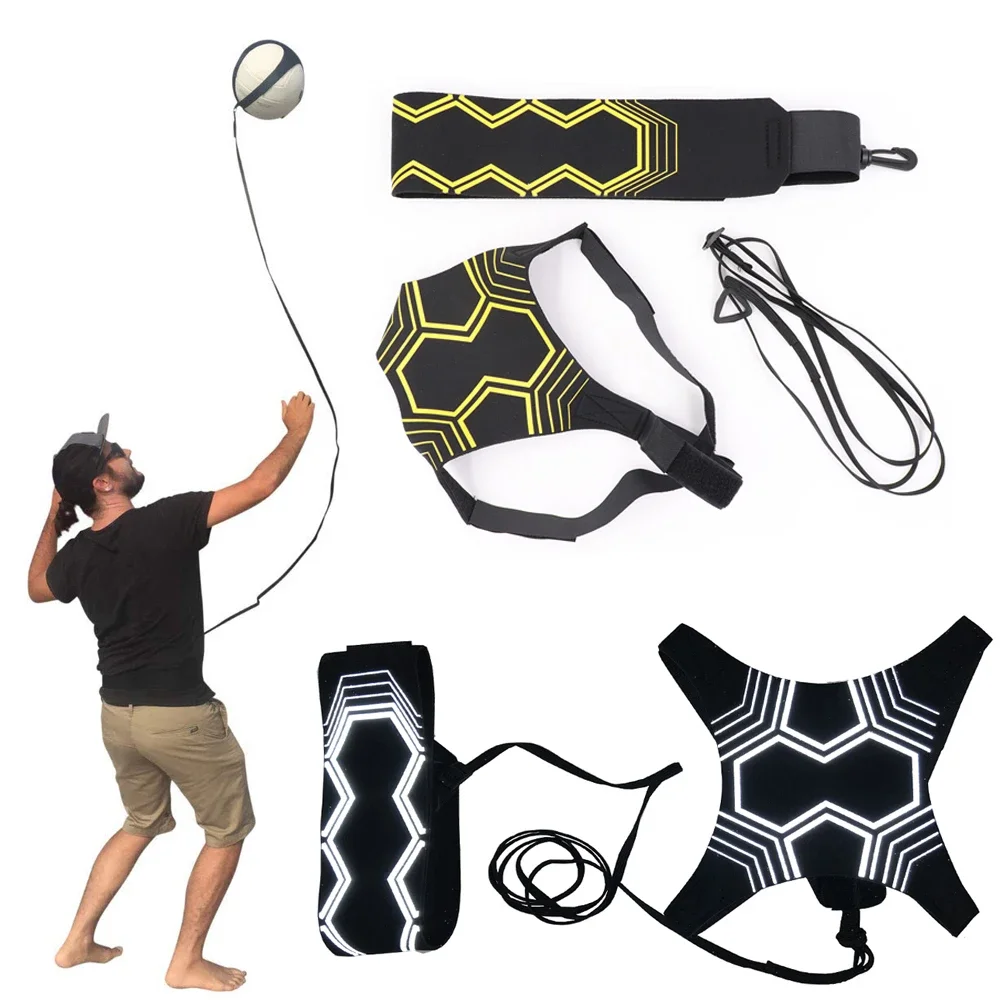Soccer Ball Practice Belt Football Kick Training Belt Adjustable Trainer Train Equipment Kick Kids Adult Soccer Trainer