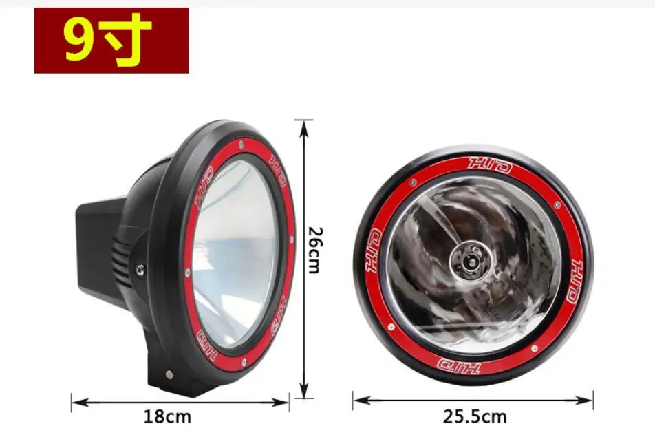 

9Inch 55 W Jeep HID Driving Lights Xenon Spotlight Work Lamps 4WD 12V 6000k 8000K