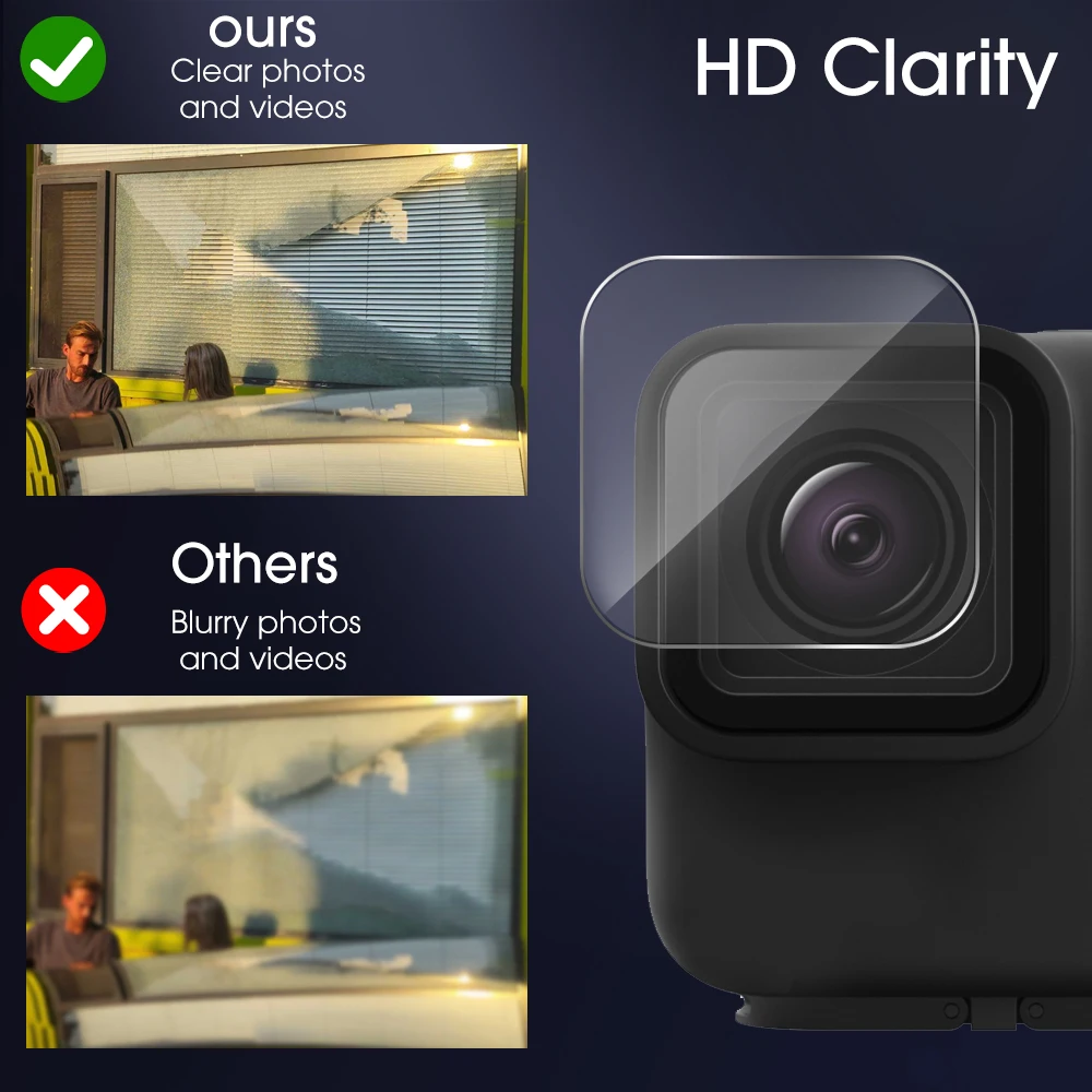 Pellicola Protettiva Per GoPro Remote | 2 Pezzi Trasparenti Anti-Graffio E Anti-Impronte - Foto 8