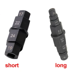 Motorcycle Front Rear Wheel Hex Spindle Driver Removal Axle Tool For Honda Kawasaki Suzuki BMW YAMAHA Italika Duke Axle Tool