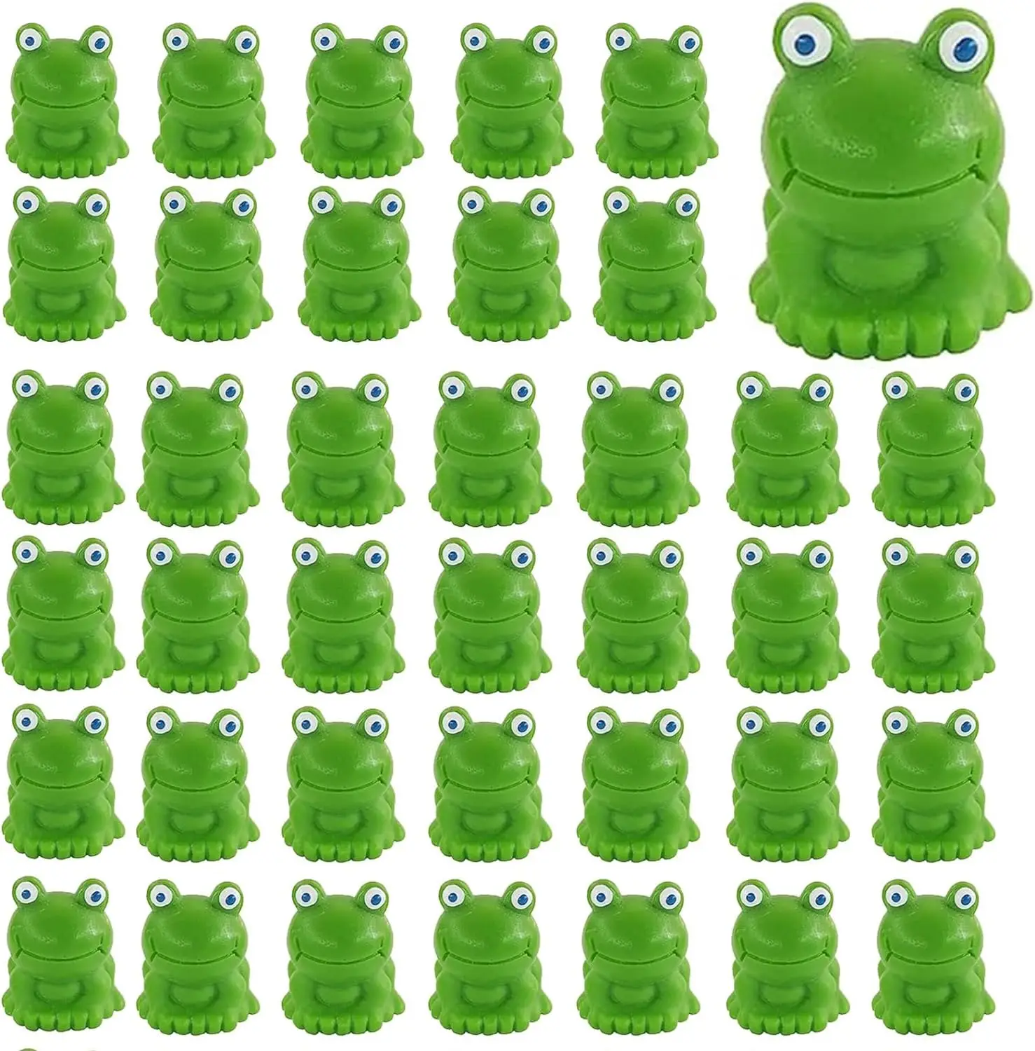 

10 Pcs Tiny Plastic Frogs, Mini Frog Garden Decor, Resin Mini Frogs Figurines, for Garden Home Decor