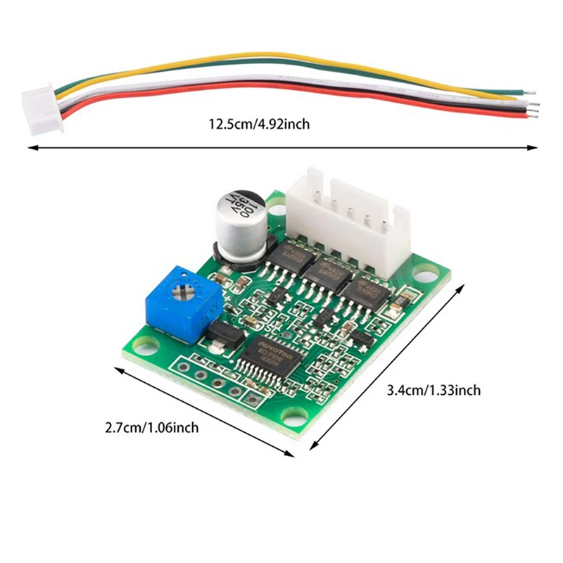 Plc sem Escova Trifásico Brandnew da Placa 05v 12v24v do Motorista do Motor Não Indutivo da C.c. 10 Plc sem escova trifásico brandnew da placa