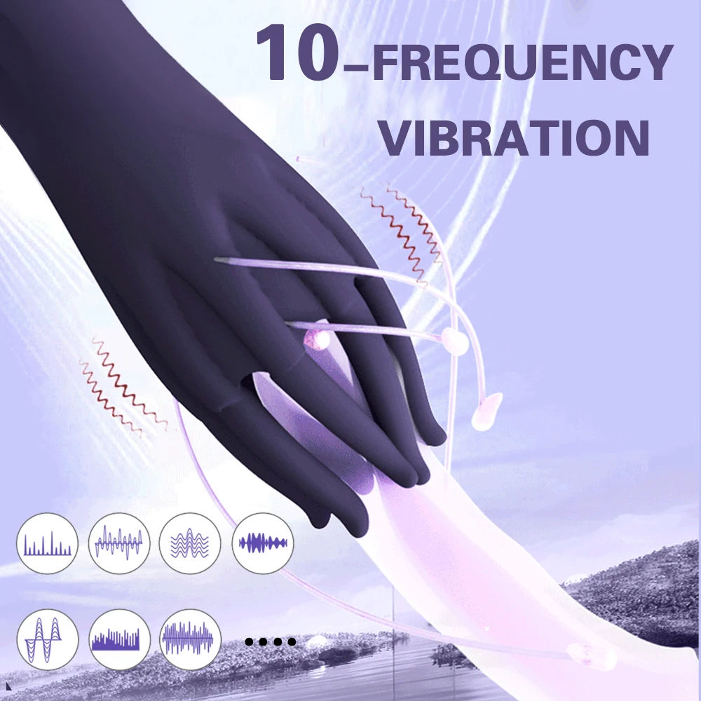 Adult Penis Masturbator Penis Vibrator Sleeve Vibrator Sex Toy Glans Trainer Massage Male Masturbator Vibrating Glans Vibrator For Men Lasting Delay Endurance