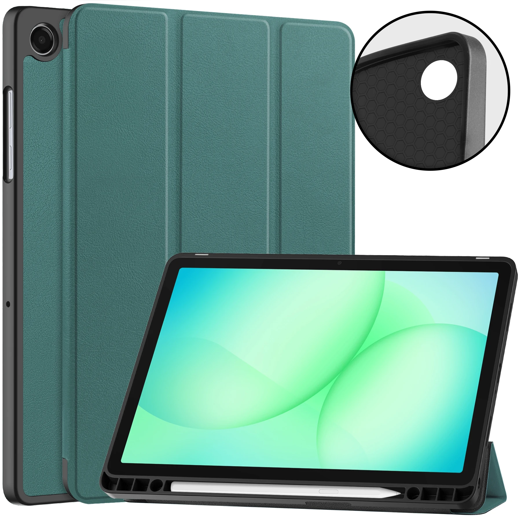 Premium Leather Magnetic Case with Pen Slot
