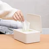 Wet Tissue Box with Lid Dustproof Baby Nappy Wet Tissue Storage Holder Dispenser for Home Car Office Paper Tissue Organizer 2