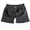 Impact Shorts with Logo 4.5'' Low Waist Seamless Yoga Shorts Scrunch Bum Gym Shorts Workout Biker Short Stretch Fitness Short 4
