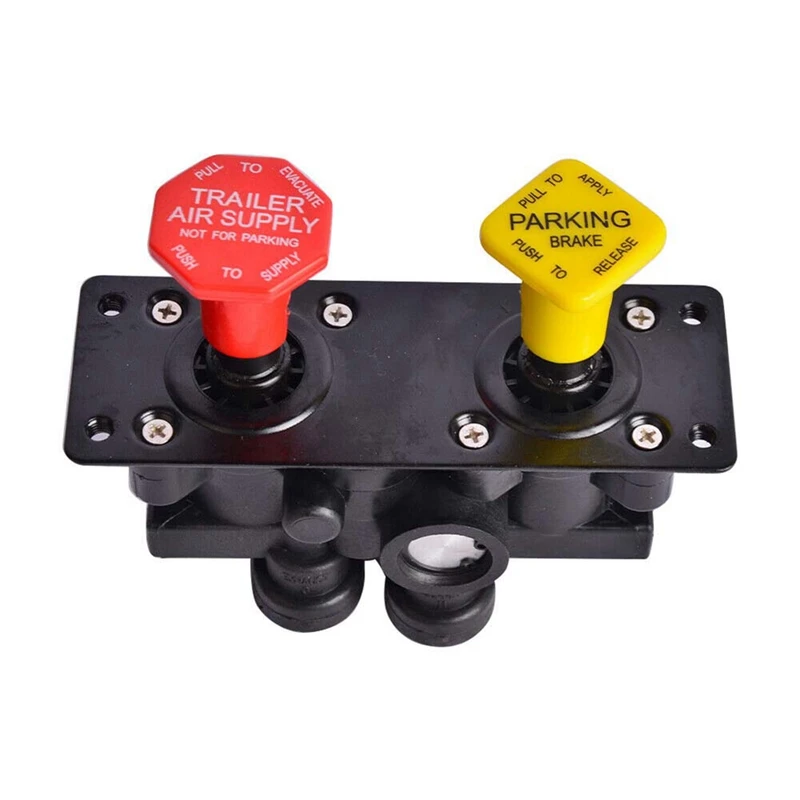 

1 Piece Dash Control Brake Valve Black ABS+Metal Automotive Supplies For Kenworth MV3 MV-3 800517