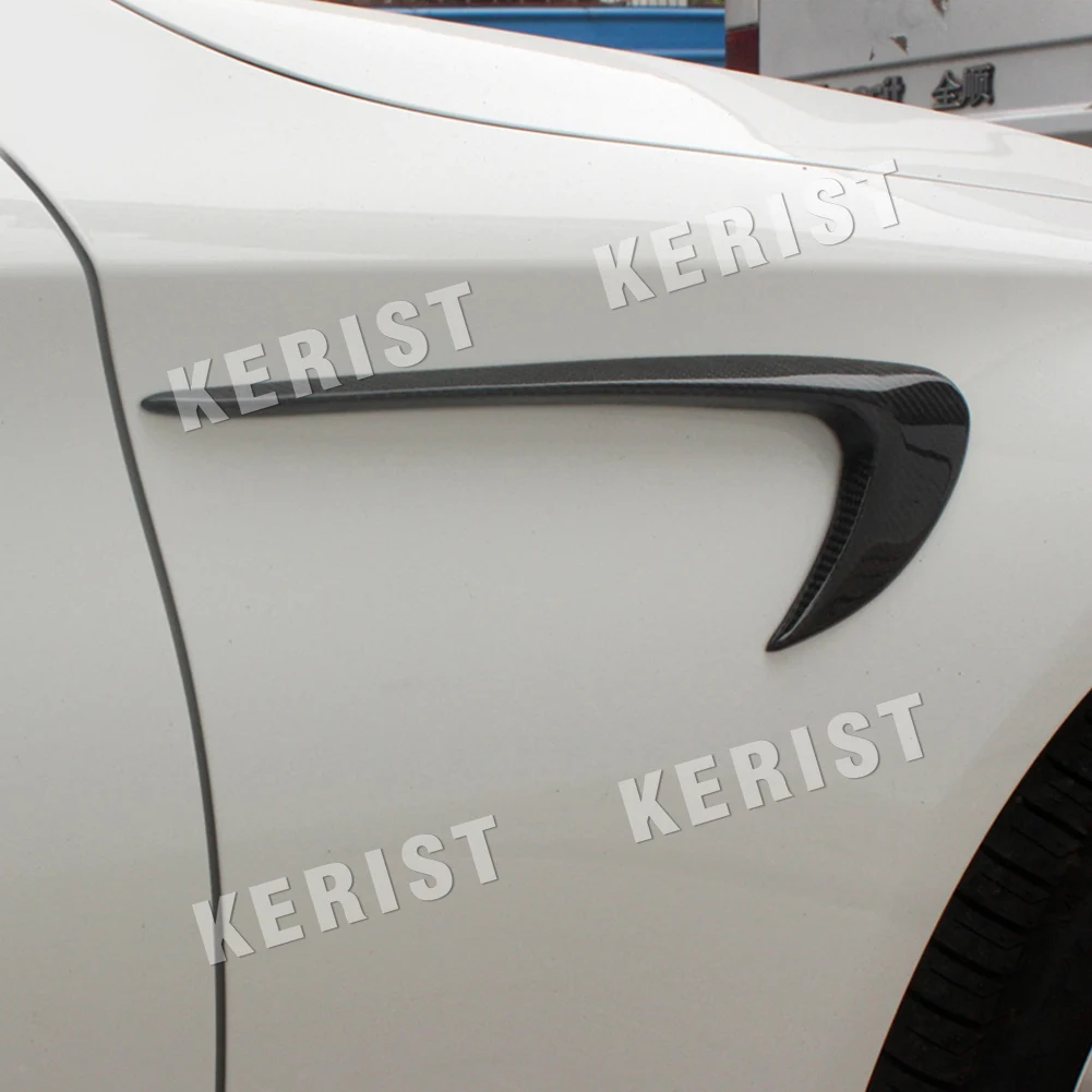 W205 Carbon Fiber Car Side Fender Vent Trim E AMG still for Benz w205 c180 c200 c300 4 door not fit for c63 amg 2015-
