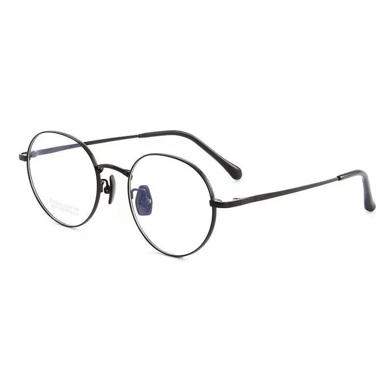 

50mm Retro Pure titanium Frame Optical Glasses Fashion Harry glasses Small Round Circle Prescription eyeglass frame 88310