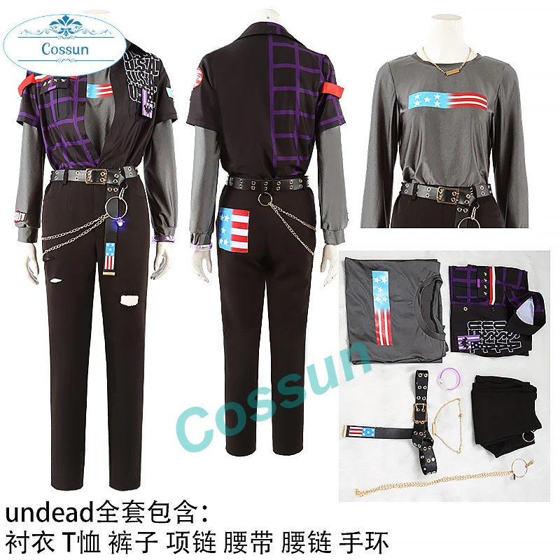 

[Customized] Ensemble Stars U.S.A UNDEAD / Crazy B Cosplay Costume Halloween Sakuma Rei/Hakaze Kaoru Outfit
