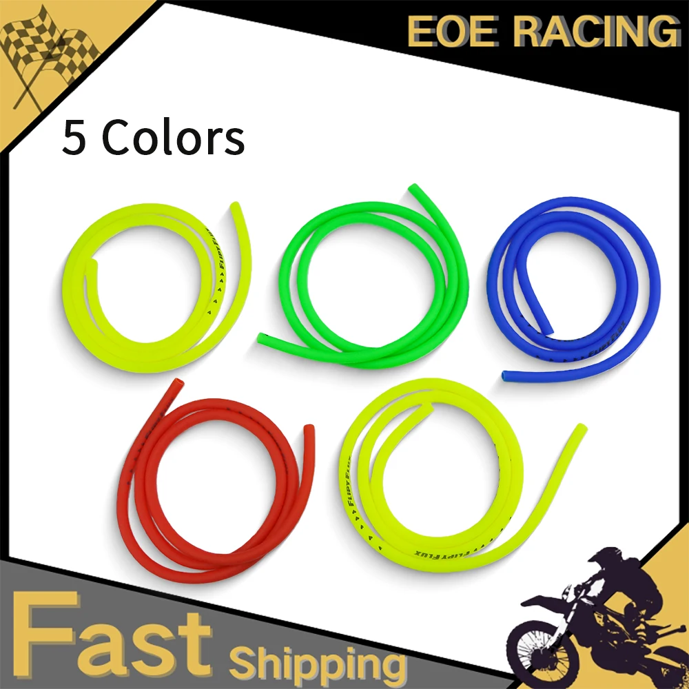 Versatile Multi-Length Colorful Rubber Fuel Line Hose