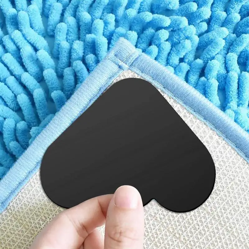 

Rug Gripper Double Sided Cloud Shape Non Slip Pad 12Pcs Washable Tape Area Carpet Stickers For Hardwood Floors And Tile Corner