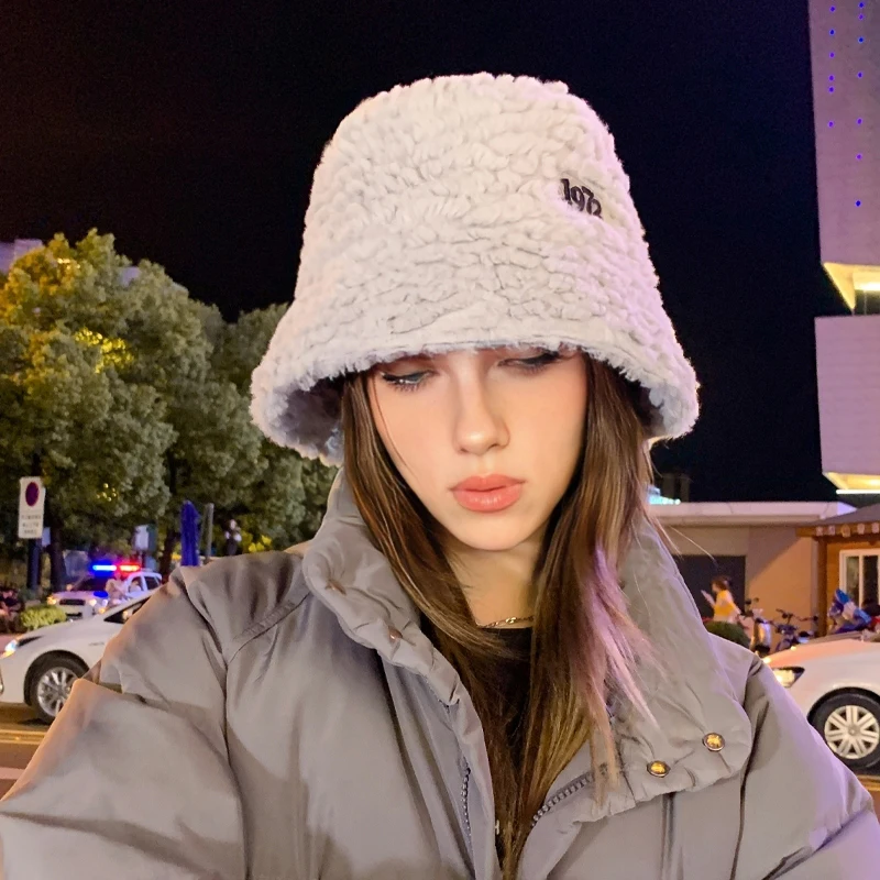 Unisex Bucket Hats For Women Men Winter Outdoor Sun Visor Panama Embroidered Fashion Fisherman Cap_voghion.com