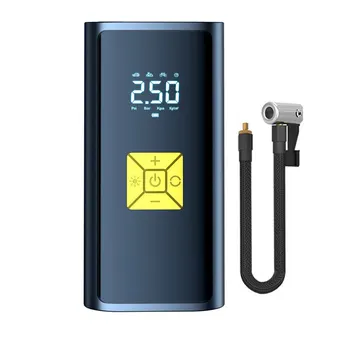 오토바이 자전거용 스마트 에어 펌프, 휴대용 자동차 자동 압축기, 타이어 팽창기, 6000mAh, 150PSI