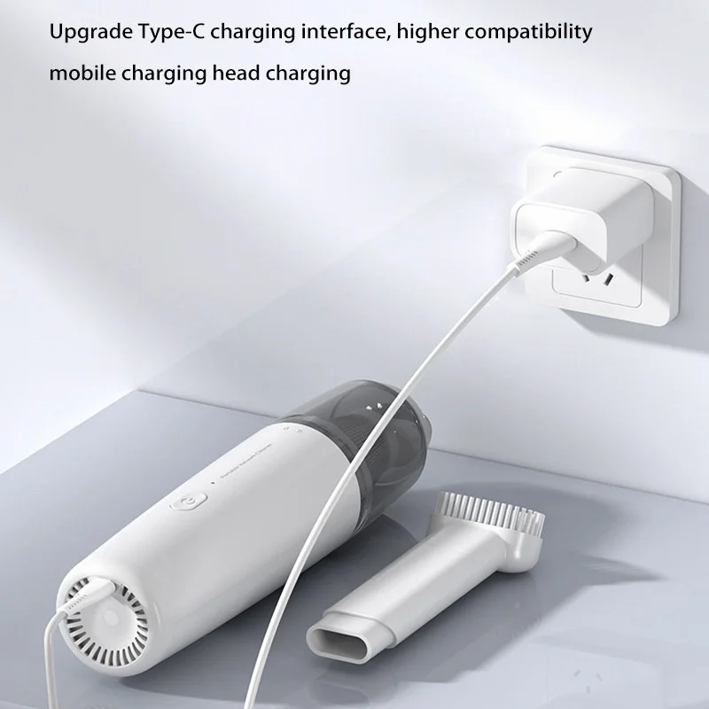Xiaomi Electric Vacuum Cleaner Car Household Dual Use Portable High Power Handheld Wireless Powerful Dust Remover Deep Cleaning 3