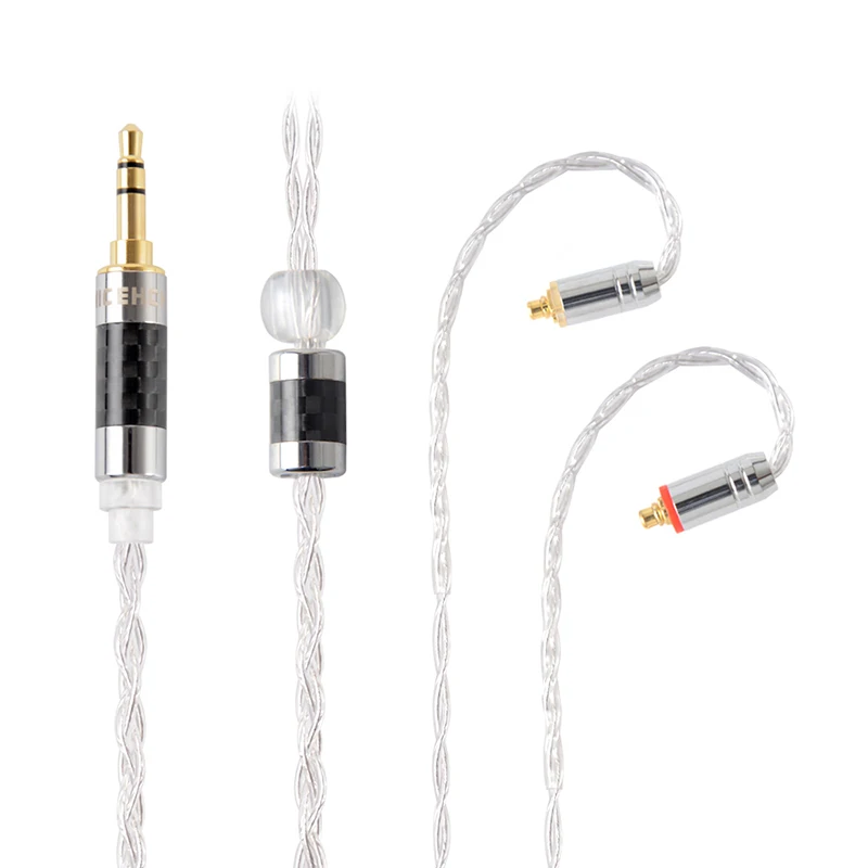 2pin Silver Cable Nicehck | Pure Silver Cable Nx7 | Nicehck