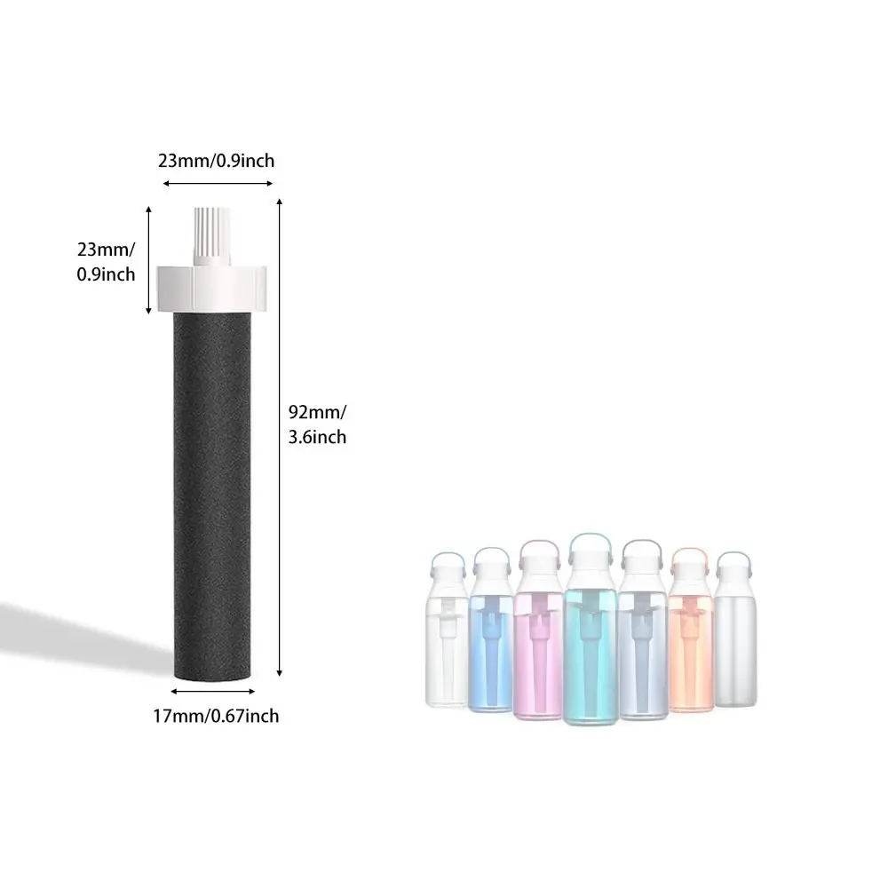 BPA-Free Leak-Proof Water Bottle Purification Filters with Easy-Install Silicone Mouthpieces