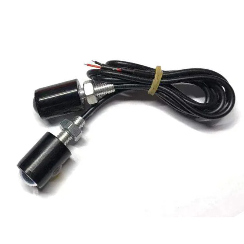 Motorcycle Hawkeye Lights Eagle Eye Bright LED License Plate Bolt Screw Tail Rear Light Brake Fog Lamp 1Pairs motorcycle led lights