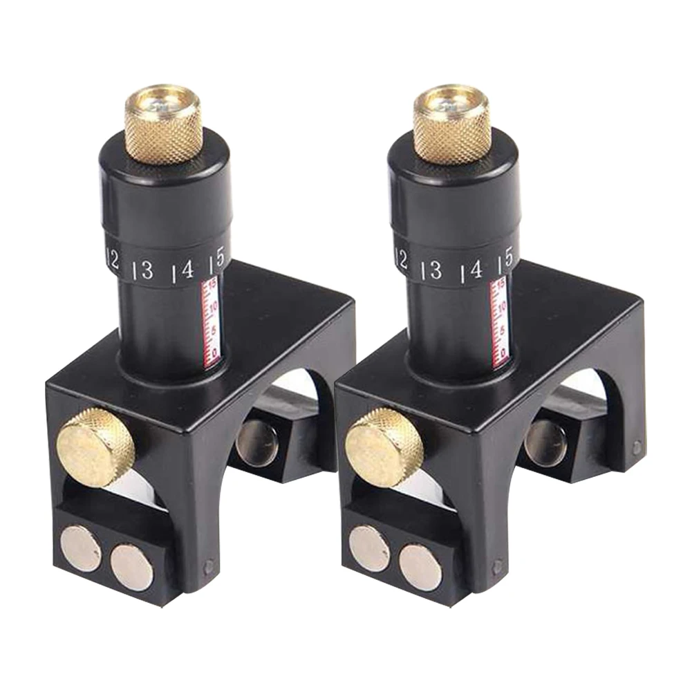2pcs Planer Knife Setting Tool Precise Positioning Planer Knife Setting Jig Adjustable Jointer Alignment Guide for Woodworking