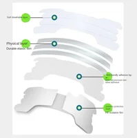 50/100PCS Breath Nasal Strips 3 supports Stop Snoring Right Aid Nose Patch Good Sleeping Patch Product Breath Random Pattern 2
