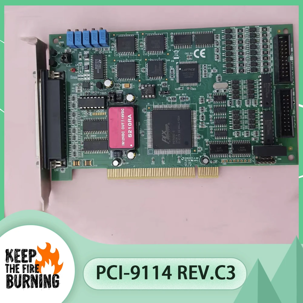 9114 Multifunctional DAQ Card PCI-9114DG C3 Acquisition Card PCI-9114 REV.C3 ...