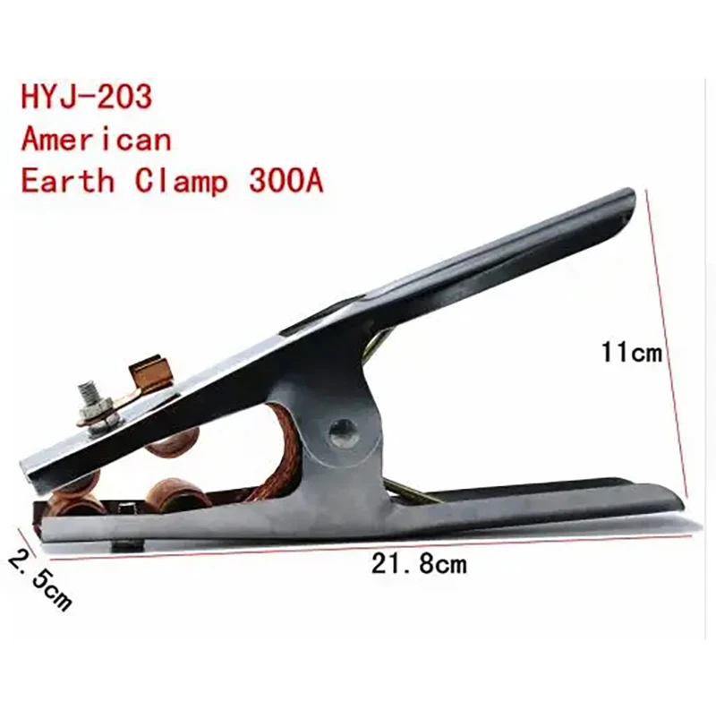 Safty Brass Material Welding Steel Ground Clamp American Earth Clamp 300A American Type
