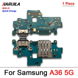 Universal Fast Charge Dock with USB Connector, Charging Port Flex Cable, and Microphone (A36 5G With Full IC)