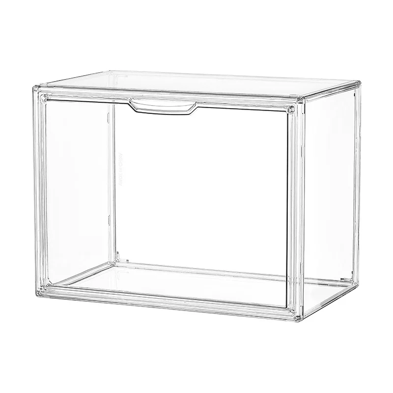 Cutora 1 Pack Clear Handbag Storage Organizers for Closet, Acrylic Handbag  Purse Shoes Toy Display Case, Anti Dust Luxury Stackable Bag Container Box