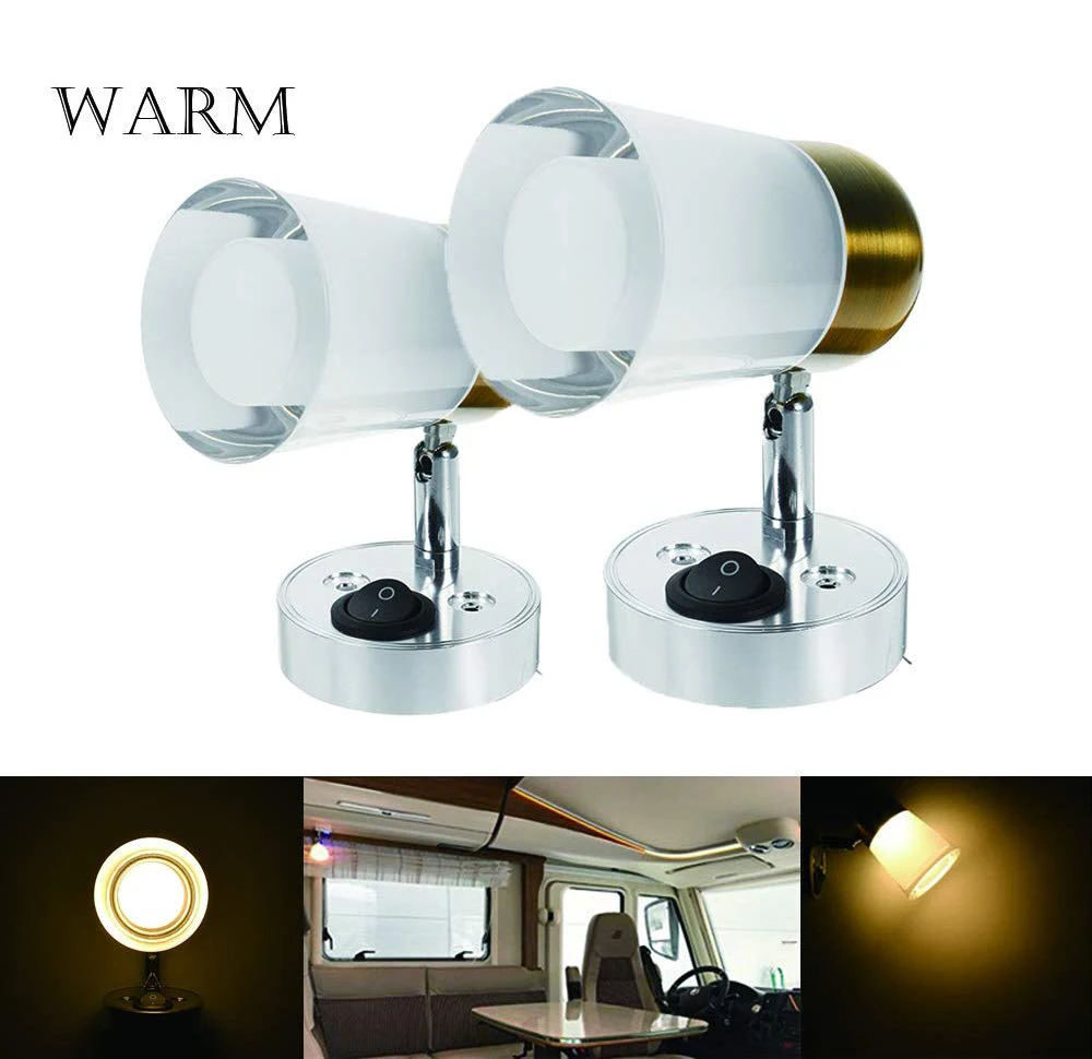 12W Applique Murale Intérieur Lampe Murale Spots Muraux Veilleuse