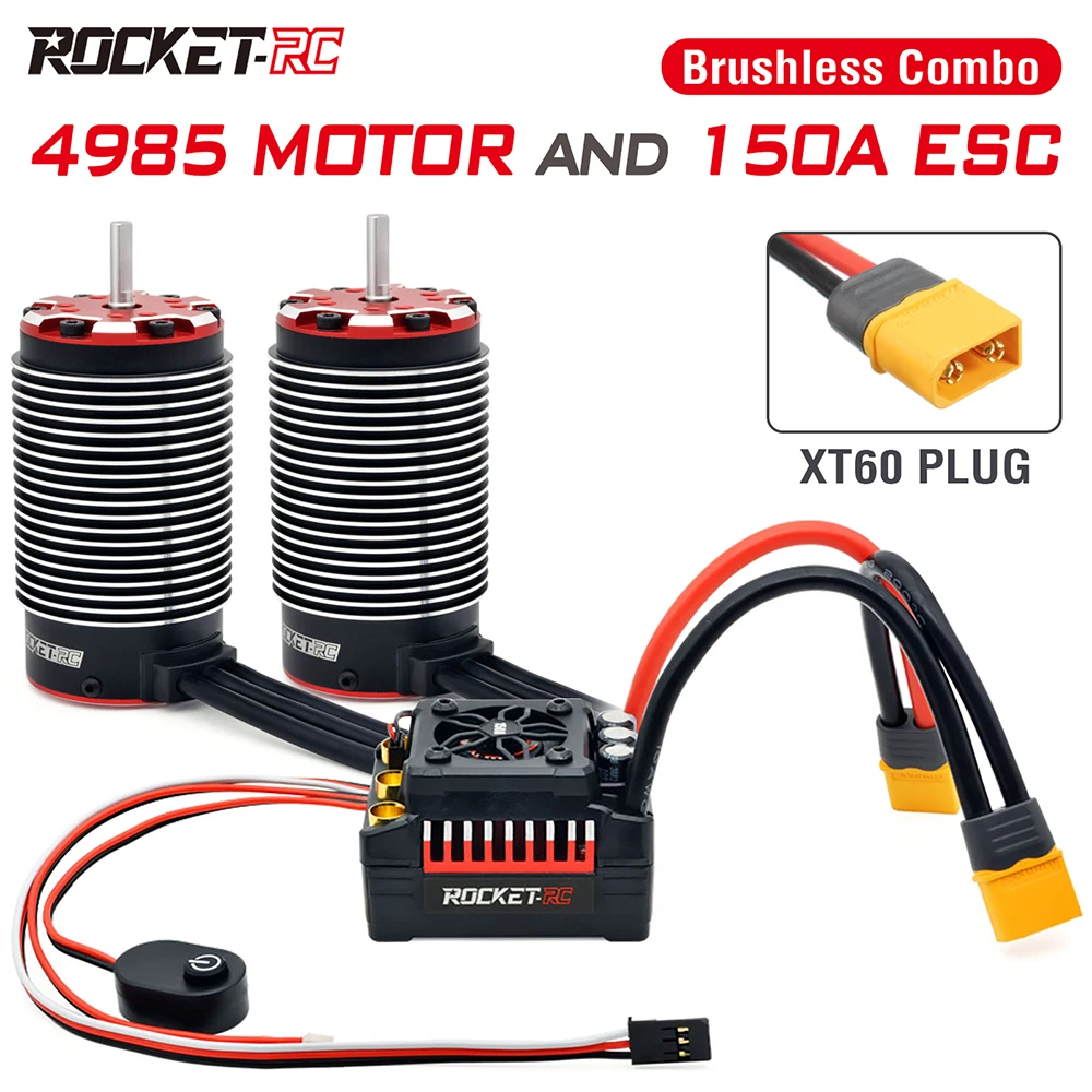 Rc Brushless Motor Esc Combo Motor Brushless 1 8 Combo 150a 4985