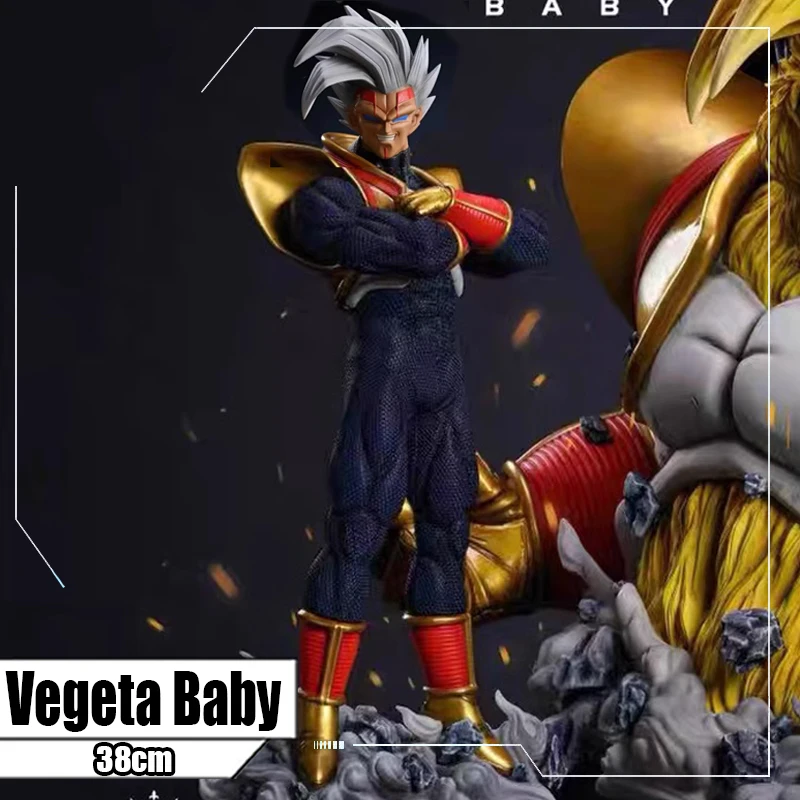 

instock38cm Dragon Ball GT BABY Vegeta Figurine Baby Vegeta GK Statue Pvc Action Figure Collectible Model toy for Children Gifts