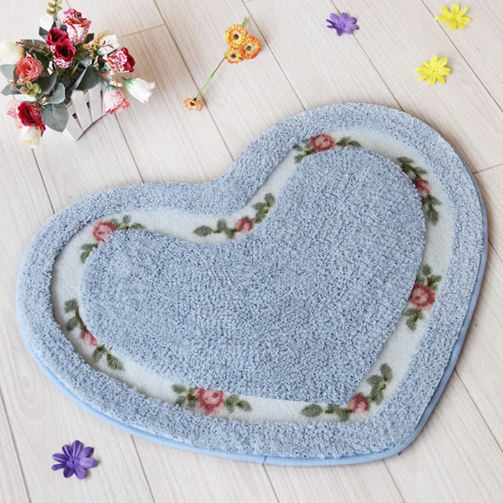 Heart Shaped Bathroom Rug Free Global Delivery