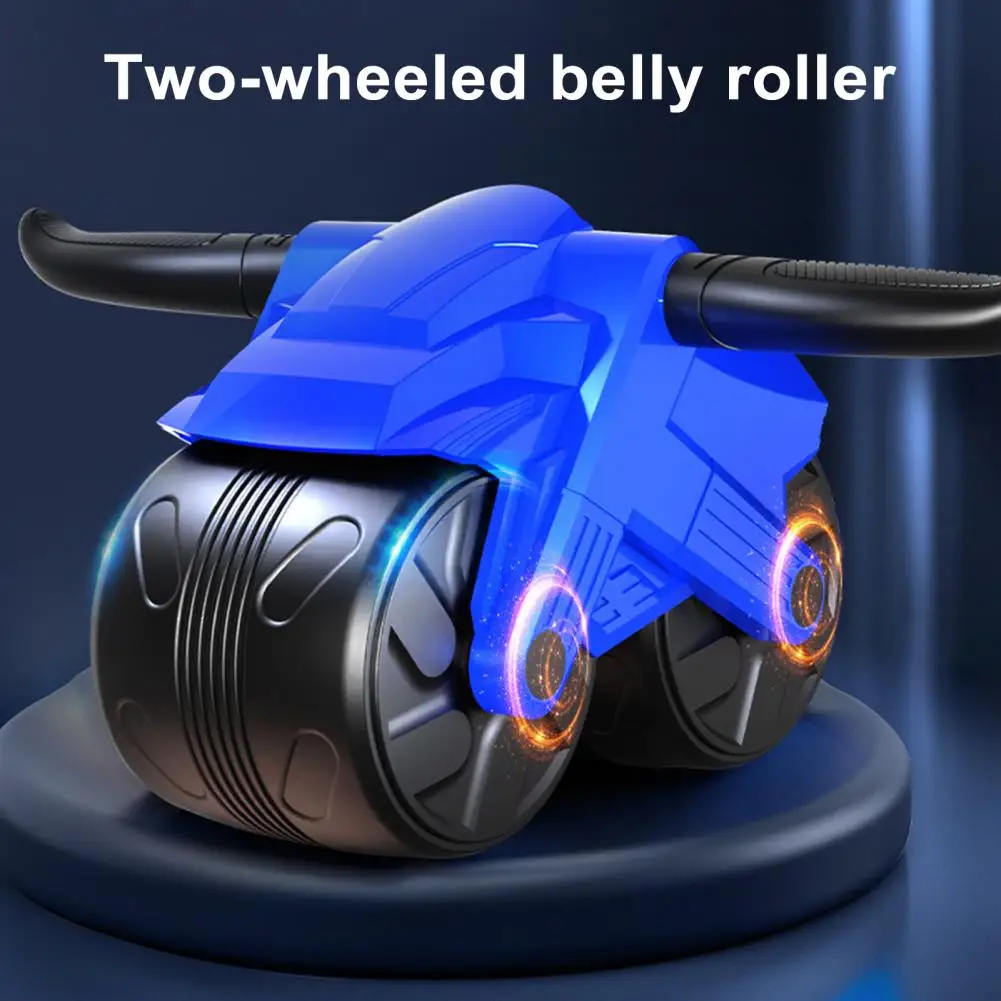 

Тренажер для фитнеса, умный тренировочный тренажер с нескользящим автоматическим отскоком, колесо для брюшного пресса, высокая стабильность, низкий