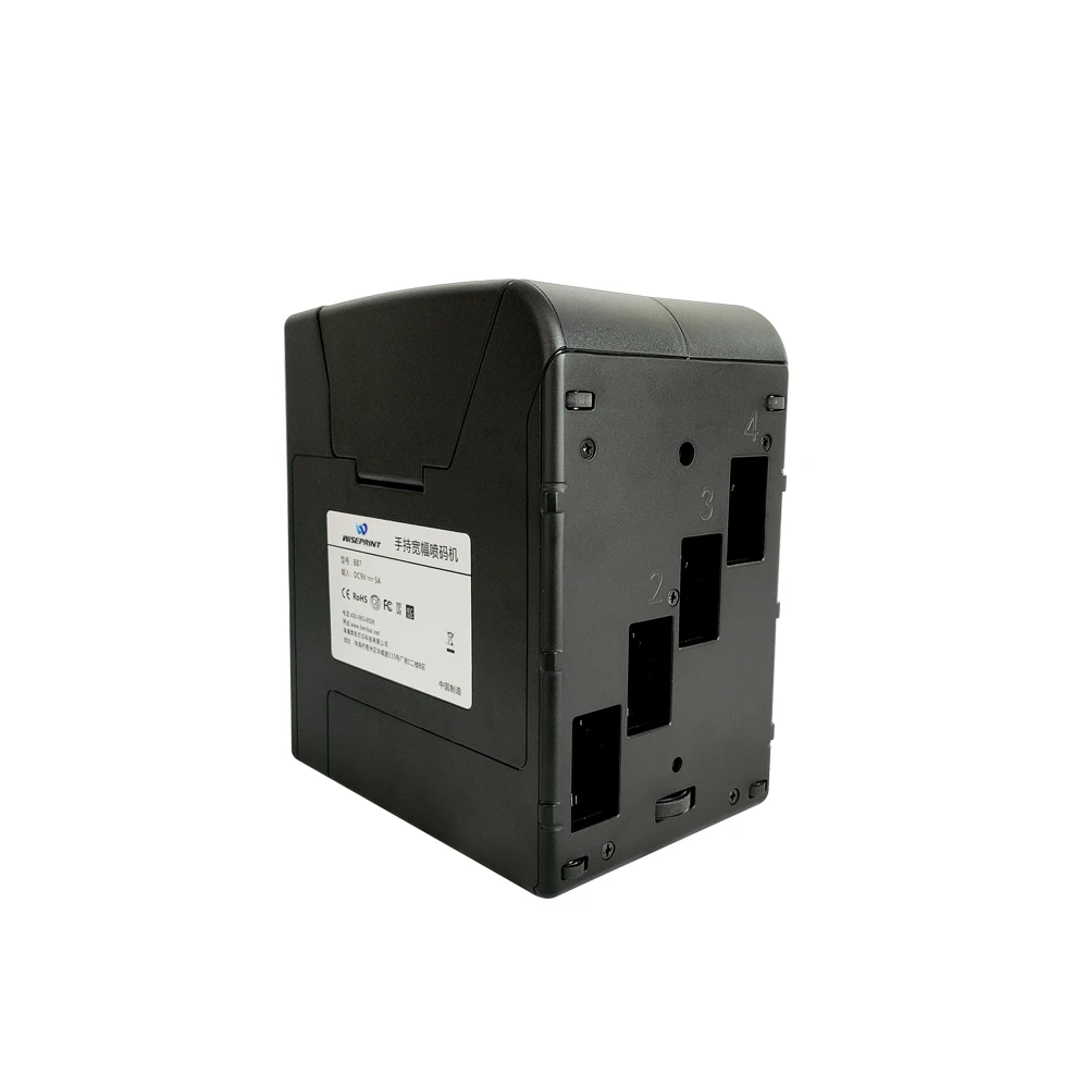 Stampante a getto d'inchiostro portatile industriale 10 cm 600 DPI per codici QR/codici a barre/data di scadenza/logo/etichette, con cartucce d'inchiostro - immagine 3
