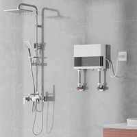 Chauffe-eau électrique chauffe-eau instantané salle de bains cuisine mural LCD affichage de la température avec télécommande 110V 220V 3