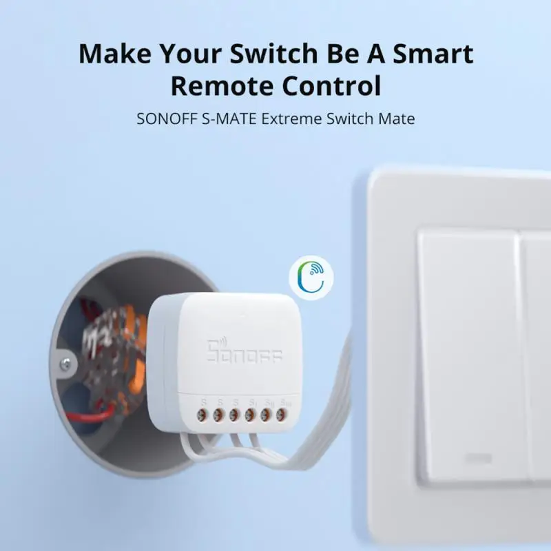 8PCS SONOFF Extreme Switch Mate S-MATE2 eWeLink-telecomando tramite Smart Switch per Smart Home funziona con Alexa Google Home IFTTT