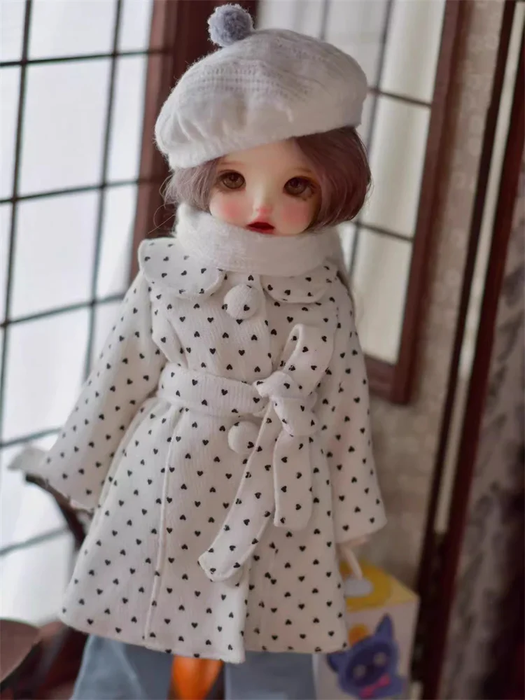 

Одежда для кукол BJD для кукол 1/6 года Yosd, теплое пальто, ветровка, брюки, шарф, наряд, аксессуары для кукол (женская одежда)