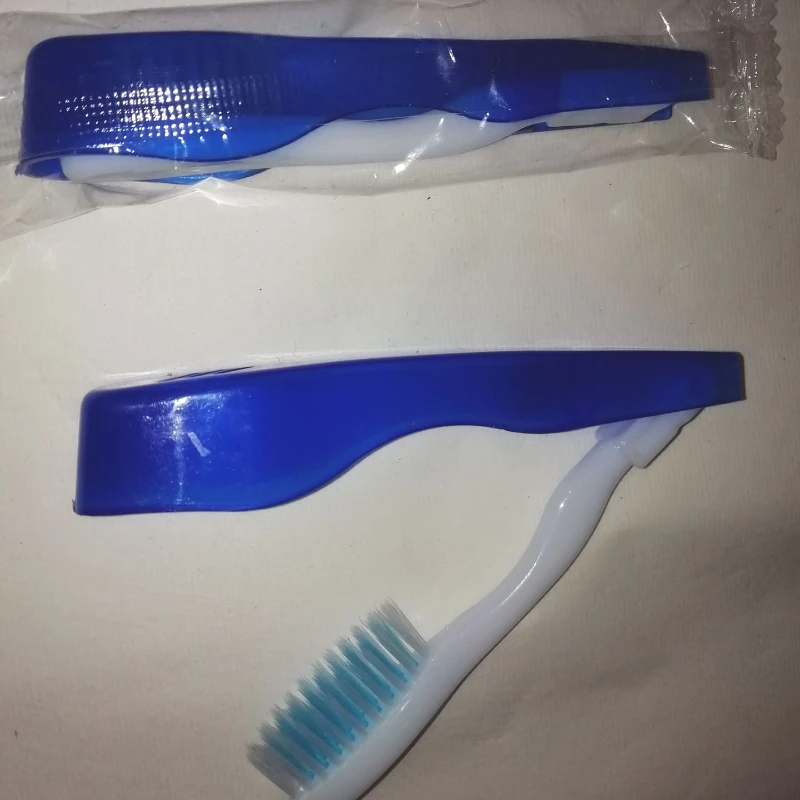 위생 구강 휴대용 일회용 접이식 여행 캠핑 칫솔 하이킹 칫솔 치아 청소 도구