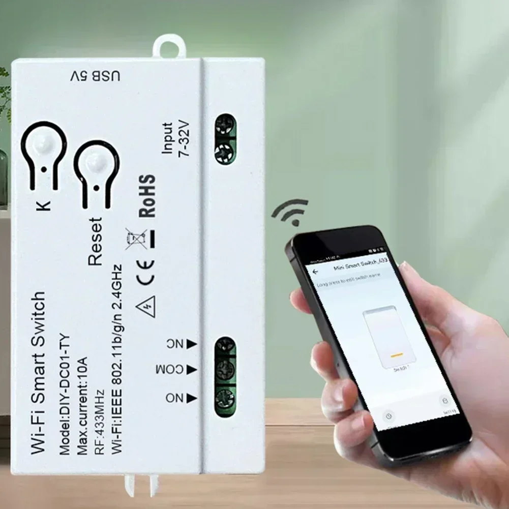 Tuya Mini Wifi Switch Module Support Home DIY Switches Life APP For Alexa For Google Home Voice Control