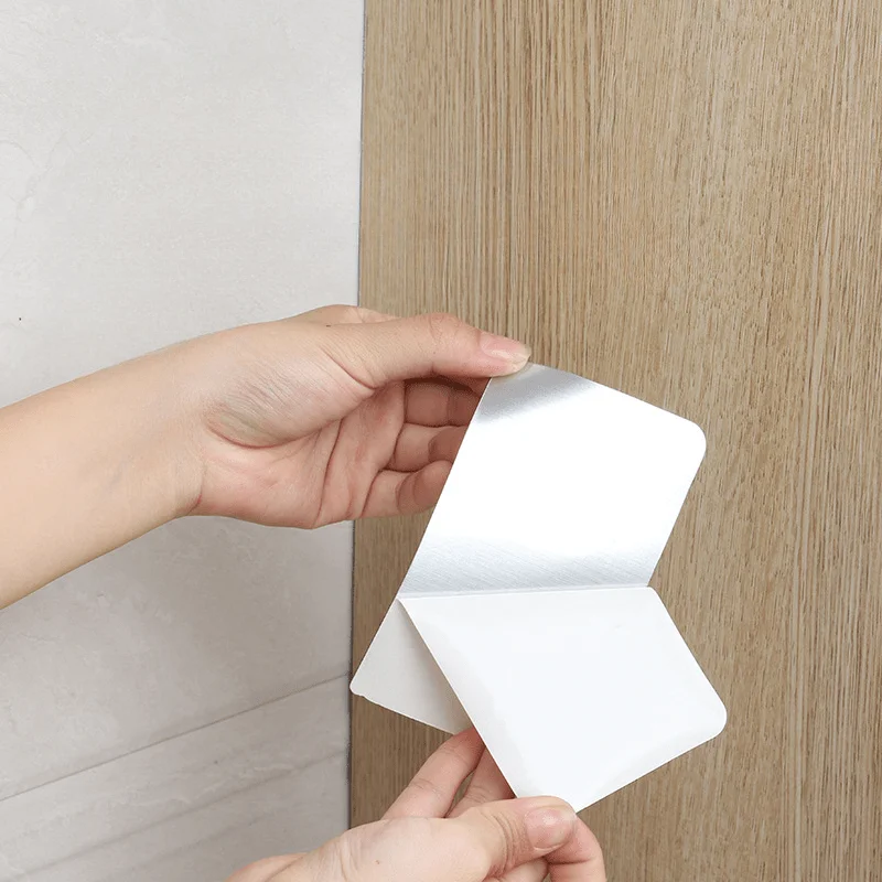 Durable Stainless Steel Tissue Roll Holder Practical Kitchen Paper Towel Rack Perforation-Free Lazy Rag Hanging Rack for Bedroom