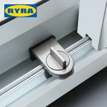 Child Protection Baby Safety Adjustable Sliding Window Locks Stop Aluminum Alloy Security Lock With Keys Safety Window Accessory