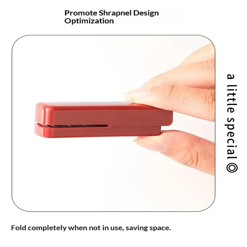 코쿠요 어 리틀 스페셜 10  니들 미니 스테이플러, 강력하고 간편한 라이트포스 무력 스테이플링 도구 (학교, 가정, 사무실, 시험, 파일용)